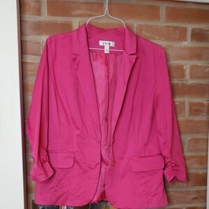 Dressbarn Vibrant Pink Blazer